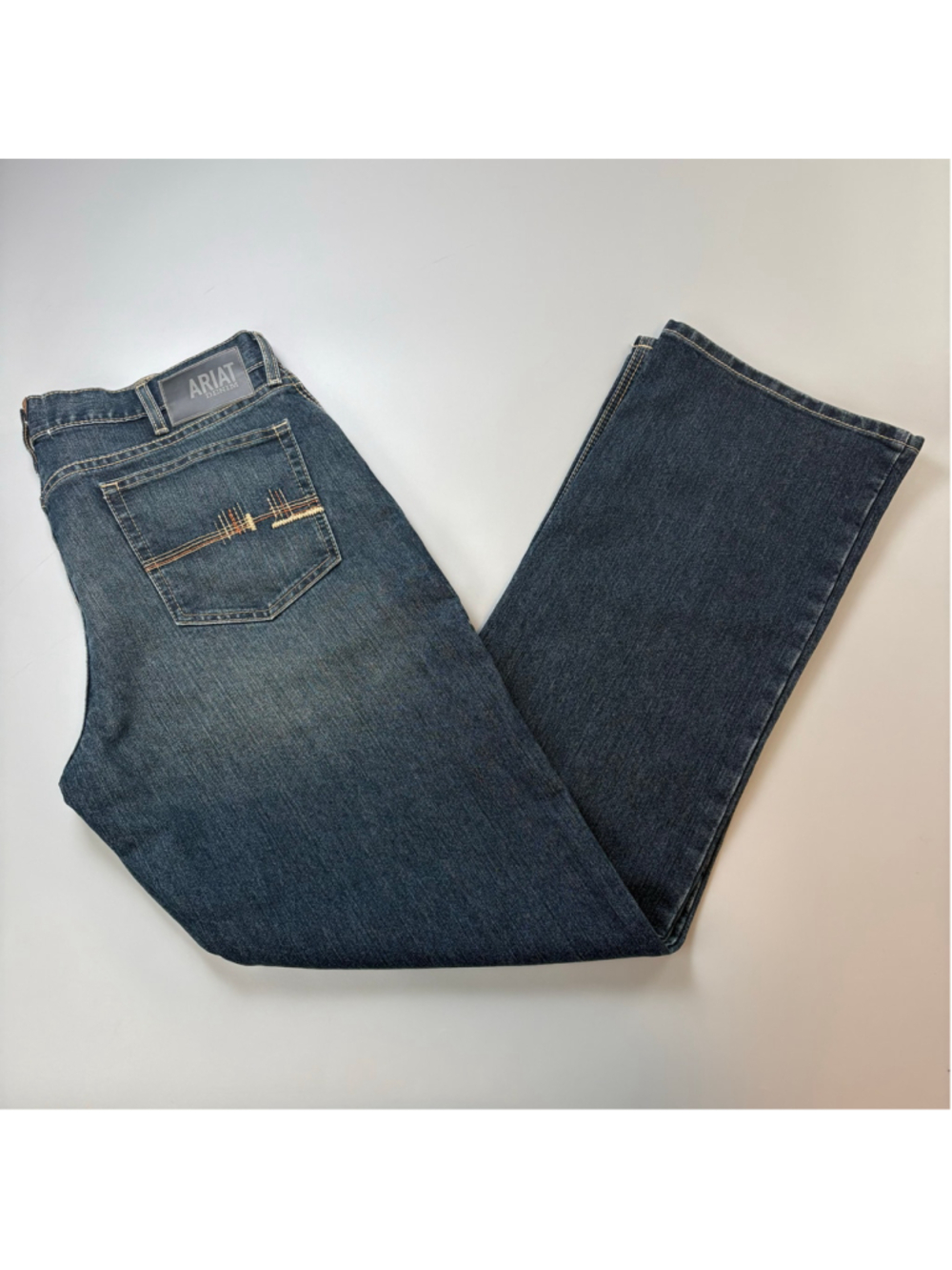 Ariat Jeans Blue 36 x 36 M4 Derek Bootcut Relaxed Cowboy Western Mexico FLAW